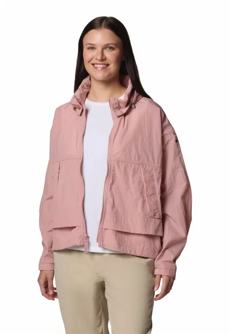 Яке Paracutie II с качулка - Прашно розово