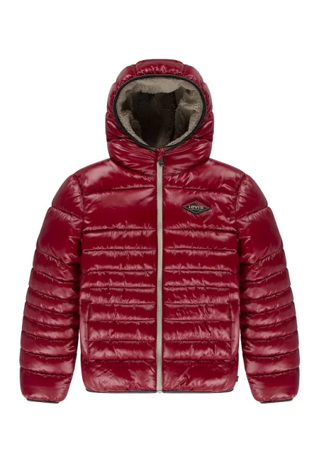 Зимно яке с качулка и джобове