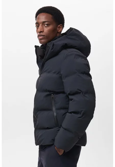 Зимно яке с непромокаема качулка - Ултрамарин синьо -