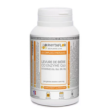 Бирена мая с коензим Q10 и витамини В – Енергия и здраво сърце, 50 капсули