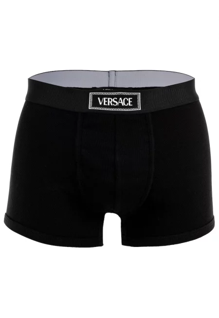 Боксерки с бродирано лого - Черен