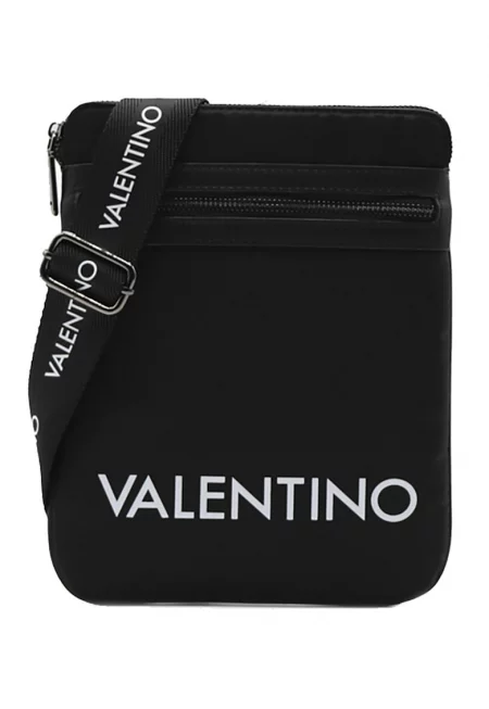 Чанта с лого - Бял/Черен