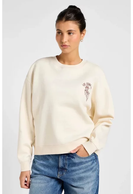 Дамска блуза  112355170 - Кремово