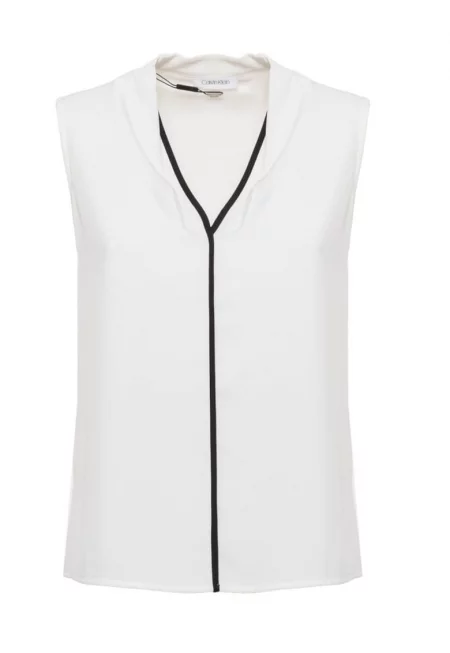 Дамска блуза  S02TG95B - Бял