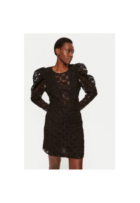 Дамска рокля -  304135354 - Полиестер - Черен - Черен