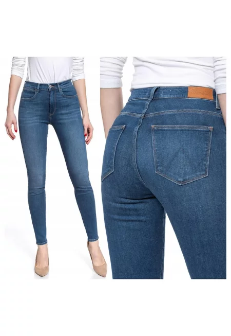 Дамски дънки -  21156-184 - Памучни - Дълги - Petite - Дънкови - W24-L32 US - Сини