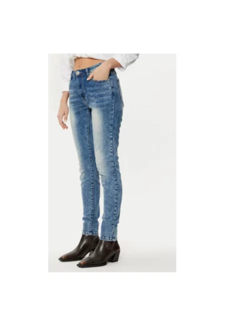 Дамски дънки -  304604515 - Памук - Син - Син