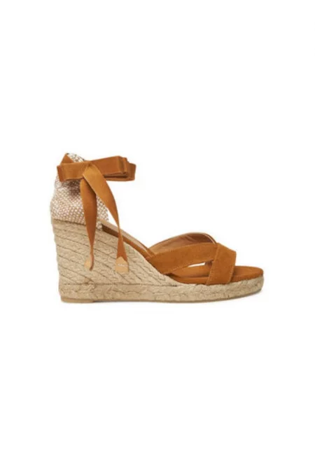 Дамски еспадрили  025633-1005 - Текстил - Кафяв