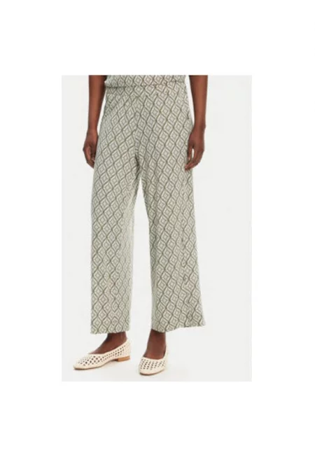 Дамски панталон  14002433 - Вискоза - Зелен - Зелен