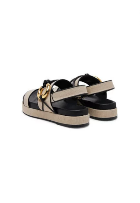 Дамски сандали - SGI 18 01 01 846 -  Текстил - Бежов