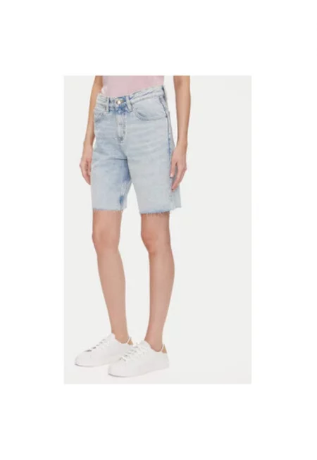 Дамски шорти  112363533 - Дънкови - Памук - Син - Син