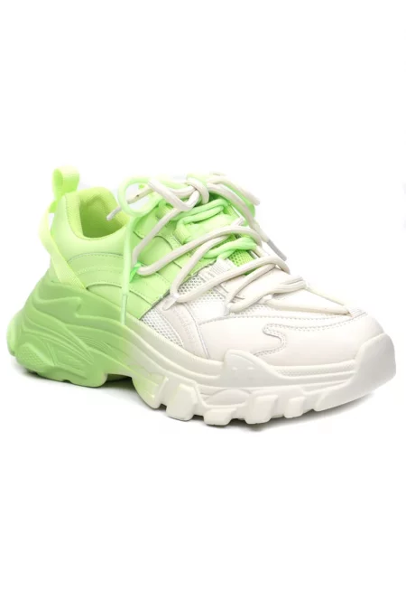 Дамски спортни обувки 2386 зелени -