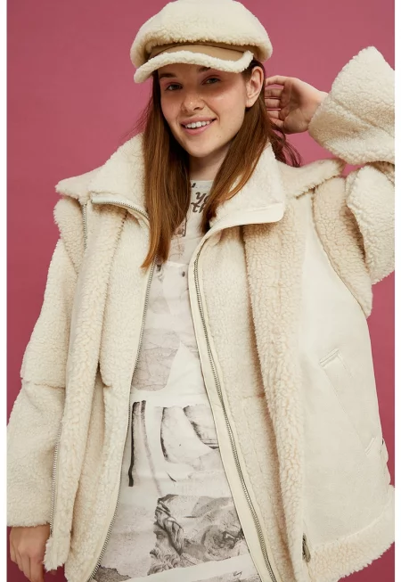 Елек с вата от еко вълна