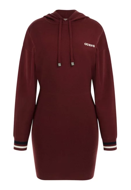 Фитнес рокля с вълна - Бордо