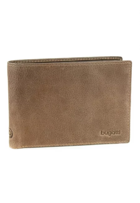 Хоризонтален мъжки портфейл -  Volo - Естествена кожа - Кафяв