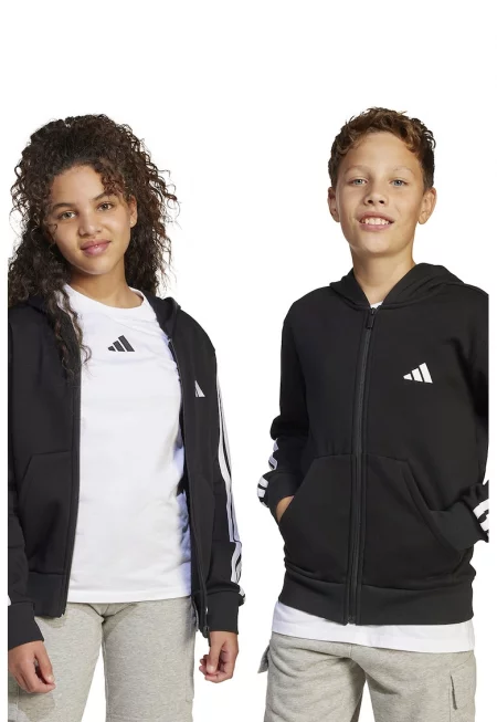 Худи със скосени джобове и цип