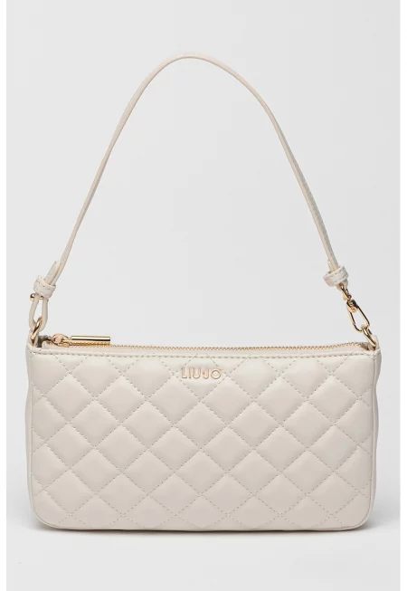 Капитонирана чанта Caliwen - Мръснобял