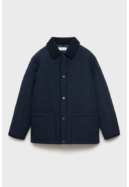 Капитонирано яке с пришити джобове