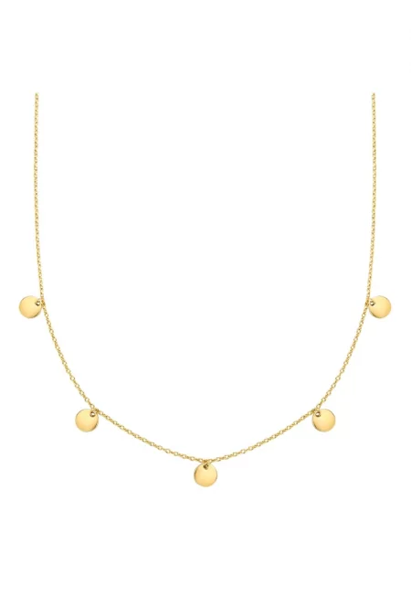 Колие с 14K злато - Златист