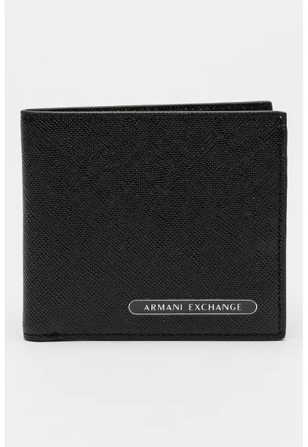 Кожен портфейл Сафиано - Черен