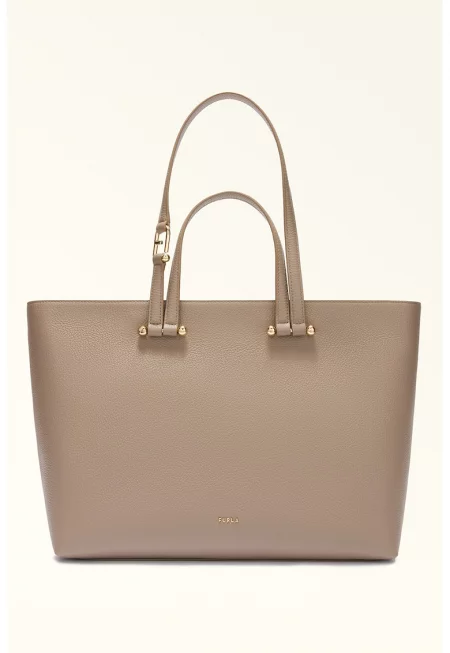 Кожена чанта Tote с две дръжки