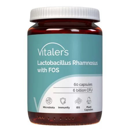 Лактобацилус рамнозус 6 млрд. + пребиотик FOS – Имунна защита и храносмилане, 60 капсули