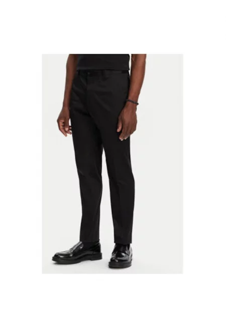 Мъжки панталон -  305315151 - Памук - Еластан - 52 - Черен