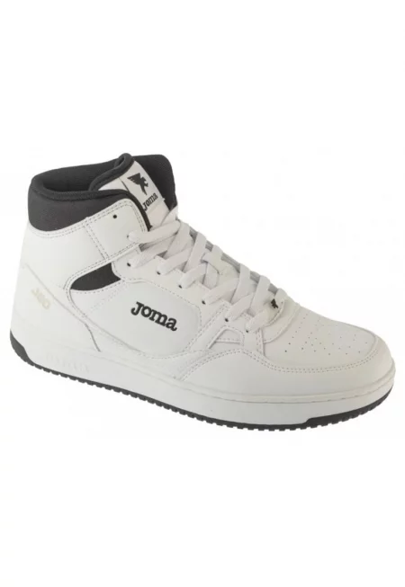 Мъжки спортни обувки -  екологична кожа - бял