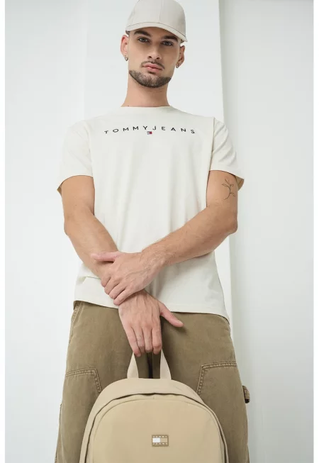 Памучна тениска с бродирано лого