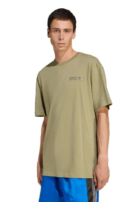 Памучна тениска с принт на гърба