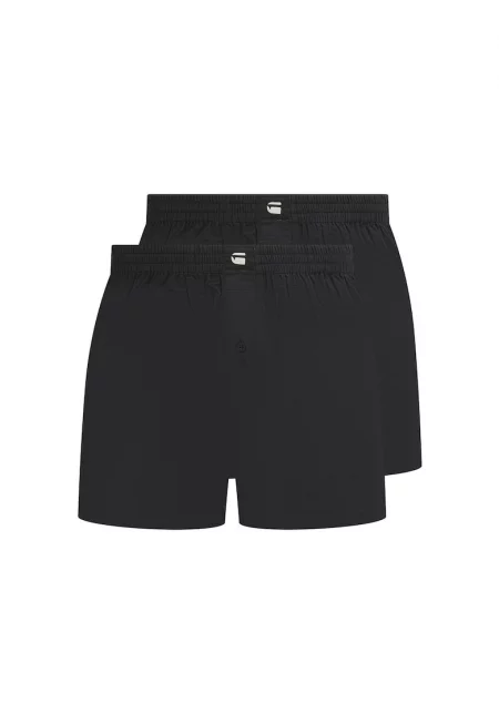 Памучни боксерки Elm - 2 чифта - Черен