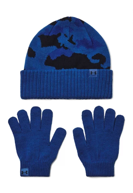 Плетена шапка и ръкавици