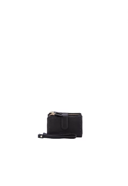 Портфейл от еко кожа с каишка за китката