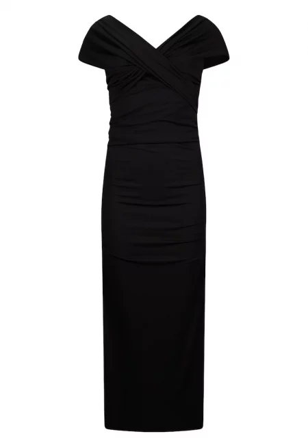 Прилепнала рокля - Черен