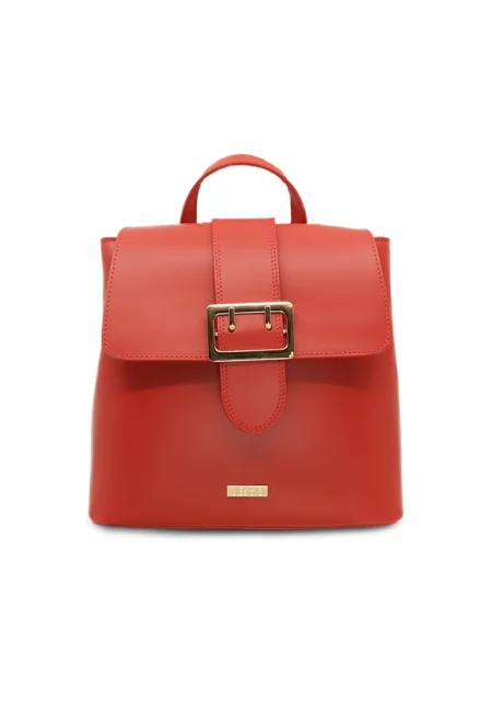 Раница от естествена кожа Dolce Stile Red
