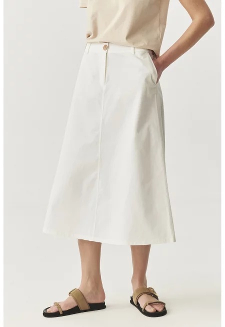 Разкроена пола - Бял