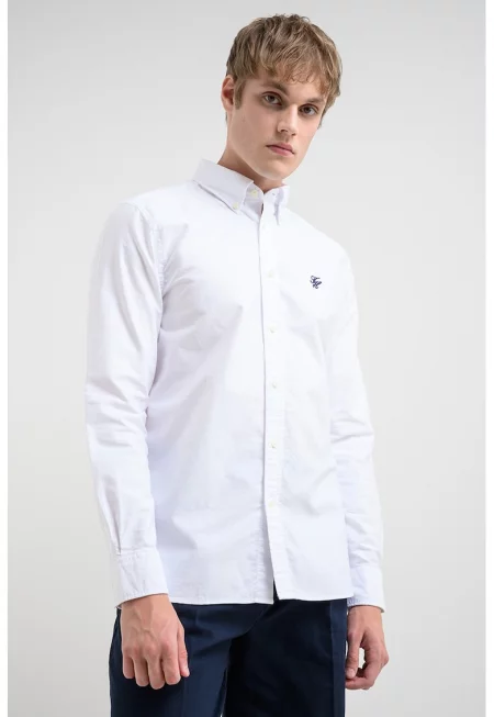 Риза Heritage Oxford - Бял