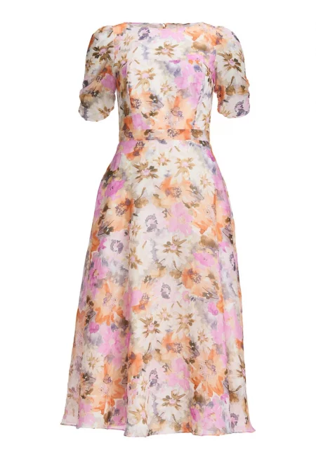 Рокля  модел SWING-5AJ02300 - многоцветна - 100% рами