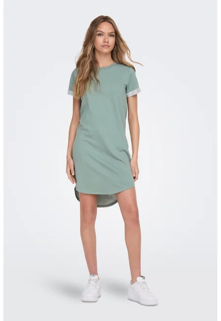 Рокля тип тениска Yivy с права кройка