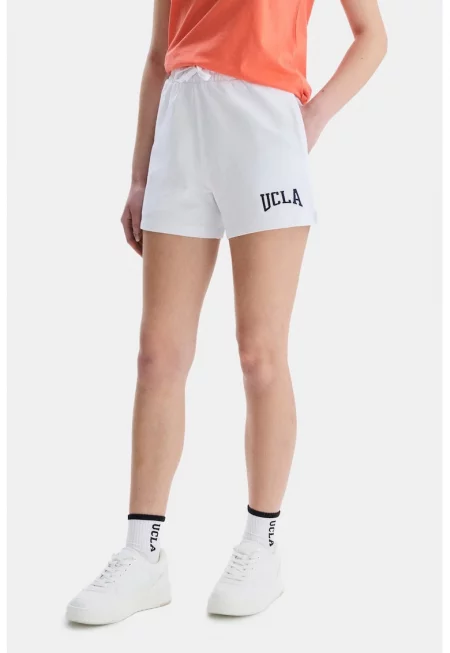 Шорти Rosa с лого - Бял