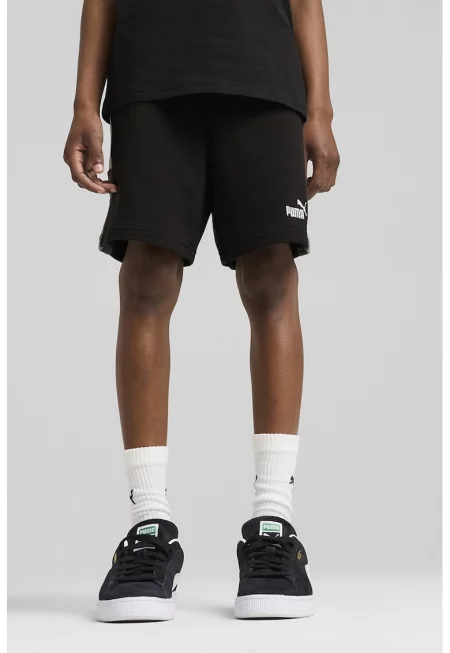 Шорти с памук с лого - Бял/Черен