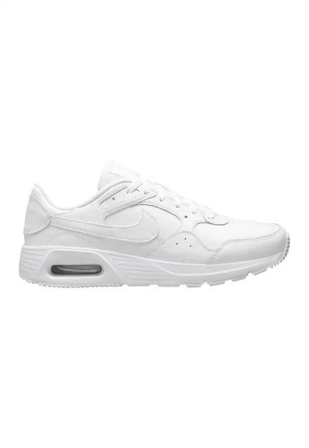 Спортни обувки Air Max с кожа и еко кожа - Бял