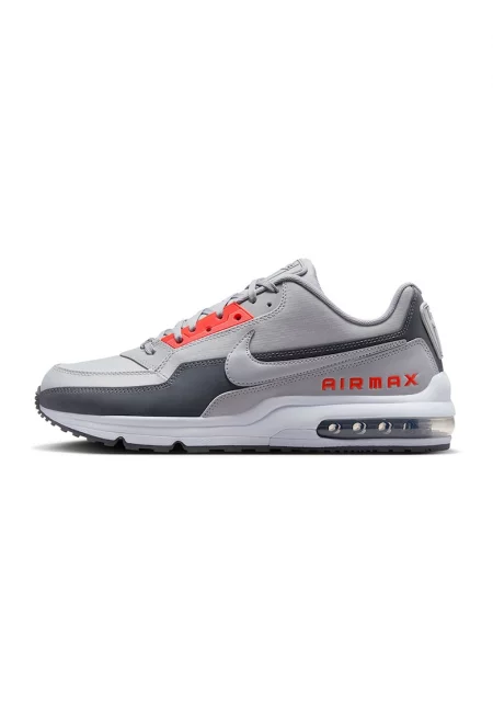 Спортни обувки Air Max с кожа и синтетика - Сив/Мандарина