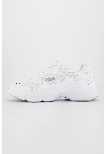 Спортни обувки Collene от еко кожа с текстил - Бял