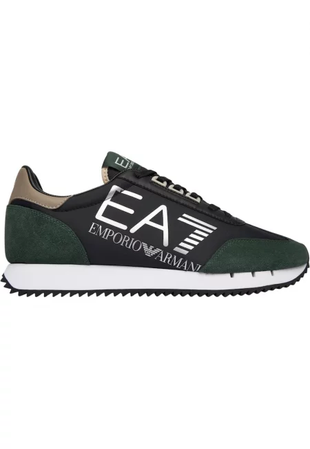 Спортни обувки  EA7 Black&White Vintage NY Черен/Зелен - Зелен/Черен