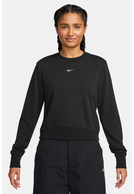 Суитшърт с лого - Бял/Черен