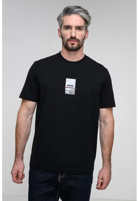 Свободна тениска с лого