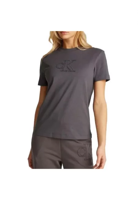 Тениска  CK APPLIQUE REGULAR TEE-J20J225256-PMP