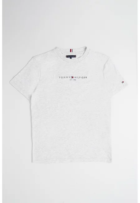 Тениска и шорти - 2 части - Светлосив меланж