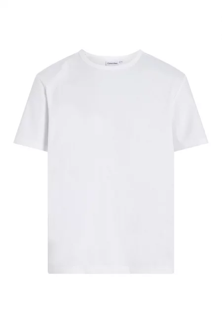 Тениска от органичен памук с овално деколте